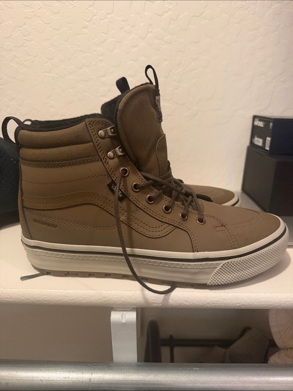 Vans Brown High-Top Waterproof Boots